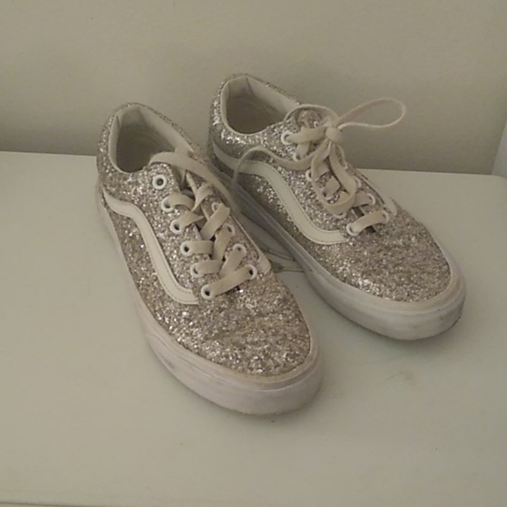 Women's size 6 sparkly Vans